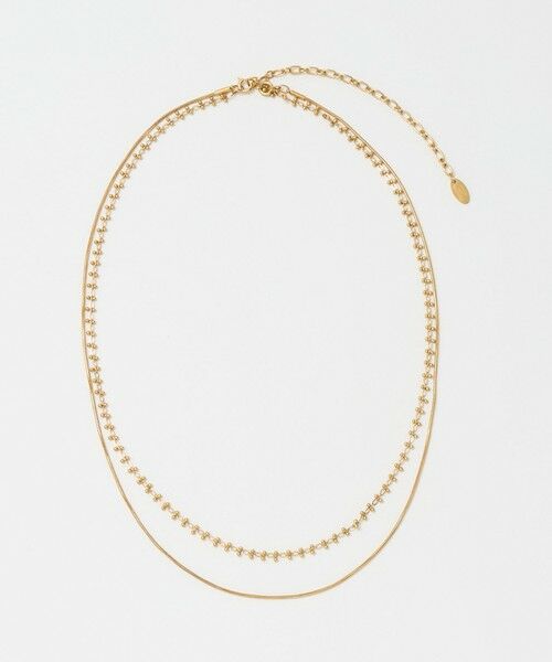 green label relaxing / グリーンレーベル リラクシング ネックレス・ペンダント・チョーカー | 3WAY ツブツブ 2連 ネックレス（GOLD）