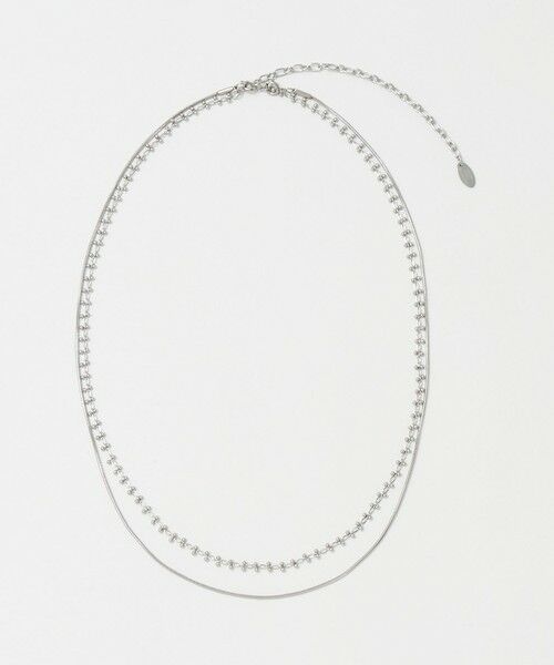 green label relaxing / グリーンレーベル リラクシング ネックレス・ペンダント・チョーカー | 3WAY ツブツブ 2連 ネックレス（SILVER）