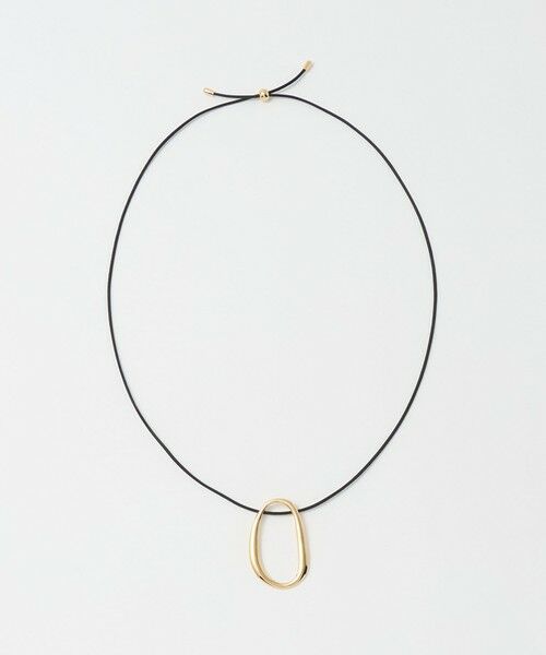 green label relaxing / グリーンレーベル リラクシング ネックレス・ペンダント・チョーカー | オーバルリング コード ネックレス 2（GOLD）