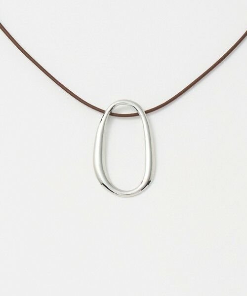 green label relaxing / グリーンレーベル リラクシング ネックレス・ペンダント・チョーカー | オーバルリング コード ネックレス 2 | 詳細6