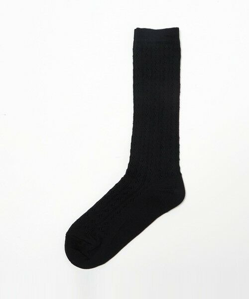 green label relaxing / グリーンレーベル リラクシング ソックス | ＜MARCOMONDE＞アイレット ソックス（BLACK）