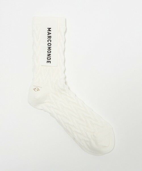 green label relaxing / グリーンレーベル リラクシング ソックス | ＜MARCOMONDE＞ソックス（WHITE）