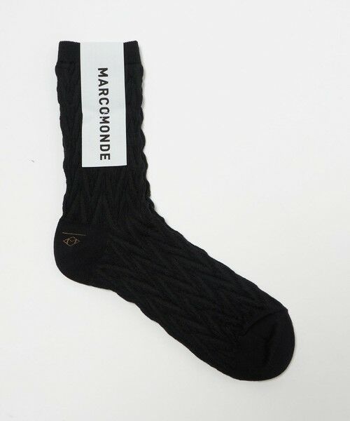 green label relaxing / グリーンレーベル リラクシング ソックス | ＜MARCOMONDE＞ソックス（BLACK）