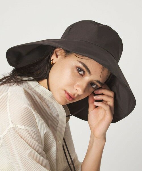 green label relaxing / グリーンレーベル リラクシング ハット | 【別注】＜コカゲル＞2WAY ワイドブリム ハット UVカット（DK.BROWN）