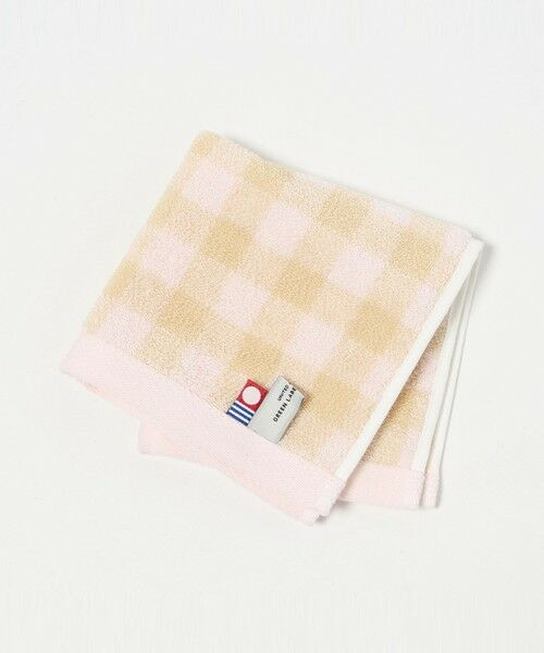 green label relaxing / グリーンレーベル リラクシング その他小物 | チェック タオルハンカチ（LT.PINK）