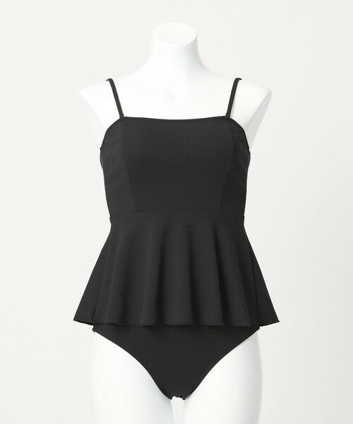 green label relaxing / グリーンレーベル リラクシング 水着・スイムグッズ | ジョーゼット風 ペプラムビスチェ&ショーツ スイムウェア / 水着 | 詳細2