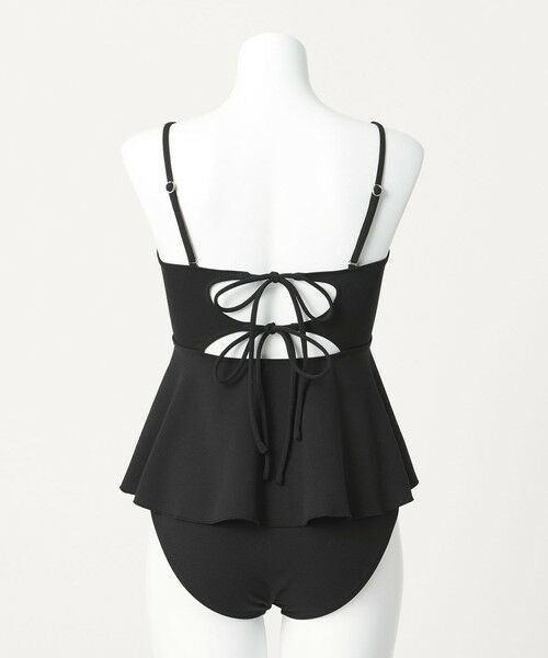 green label relaxing / グリーンレーベル リラクシング 水着・スイムグッズ | ジョーゼット風 ペプラムビスチェ&ショーツ スイムウェア / 水着 | 詳細4