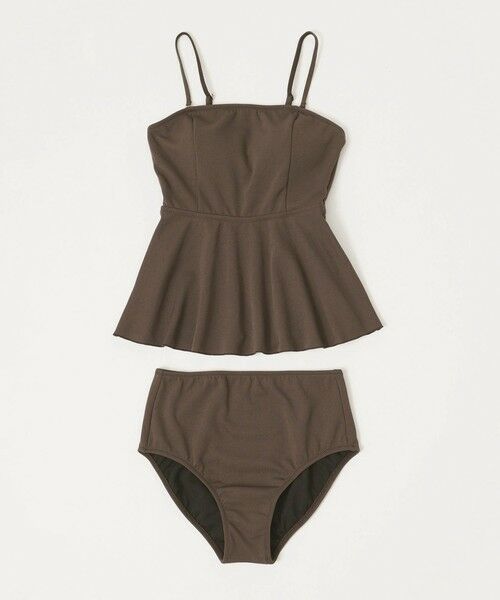 green label relaxing / グリーンレーベル リラクシング 水着・スイムグッズ | ジョーゼット風 ペプラムビスチェ&ショーツ スイムウェア / 水着 | 詳細12