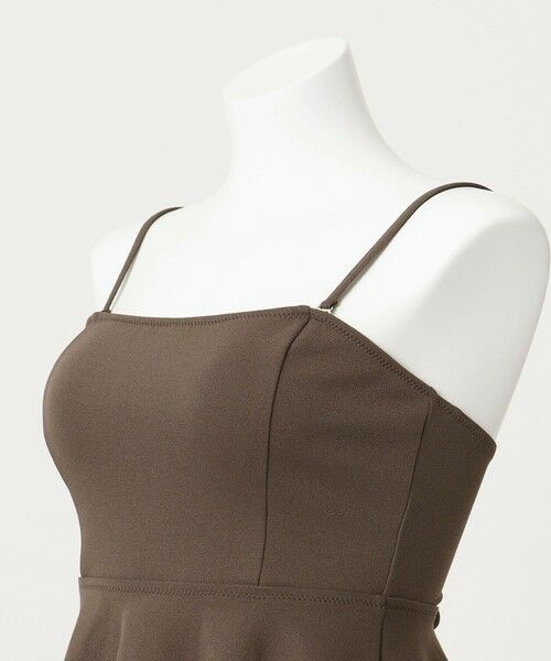 green label relaxing / グリーンレーベル リラクシング 水着・スイムグッズ | ジョーゼット風 ペプラムビスチェ&ショーツ スイムウェア / 水着 | 詳細14