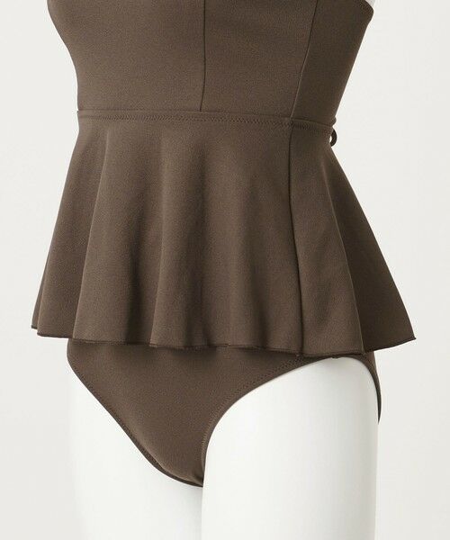 green label relaxing / グリーンレーベル リラクシング 水着・スイムグッズ | ジョーゼット風 ペプラムビスチェ&ショーツ スイムウェア / 水着 | 詳細17