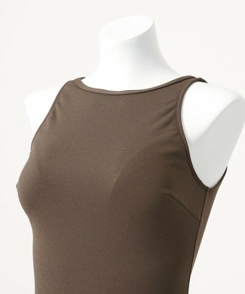 green label relaxing / グリーンレーベル リラクシング 水着・スイムグッズ | ジョーゼット風 バックオープン オールインワン スイムウェア / 水着 | 詳細14