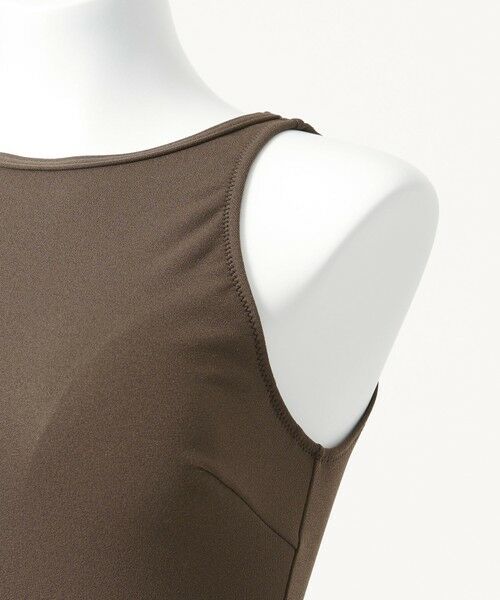 green label relaxing / グリーンレーベル リラクシング 水着・スイムグッズ | ジョーゼット風 バックオープン オールインワン スイムウェア / 水着 | 詳細15