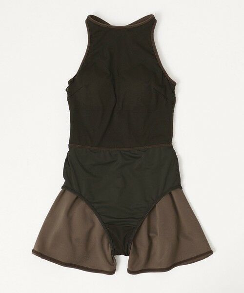 green label relaxing / グリーンレーベル リラクシング 水着・スイムグッズ | ジョーゼット風 バックオープン オールインワン スイムウェア / 水着 | 詳細18