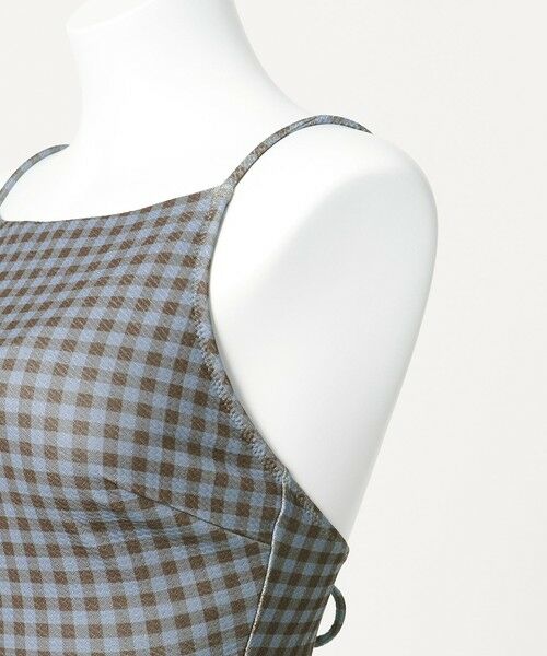 green label relaxing / グリーンレーベル リラクシング 水着・スイムグッズ | ハイネックビスチェ チェック柄 A スイムウェア / 水着 | 詳細12
