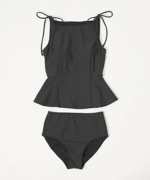 green label relaxing / グリーンレーベル リラクシング 水着・スイムグッズ | ハイネックWリボンフレア&ショーツ スイムウェア / 水着 | 詳細3