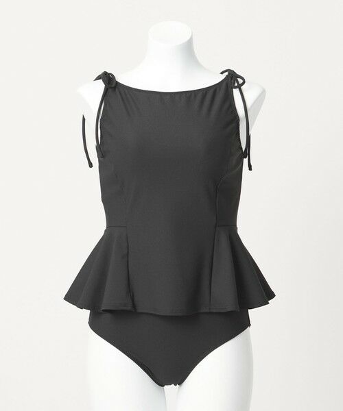 green label relaxing / グリーンレーベル リラクシング 水着・スイムグッズ | ハイネックWリボンフレア&ショーツ スイムウェア / 水着 | 詳細4
