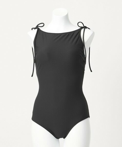 green label relaxing / グリーンレーベル リラクシング 水着・スイムグッズ | ハイネックWリボン ワンピース スイムウェア / 水着 | 詳細4