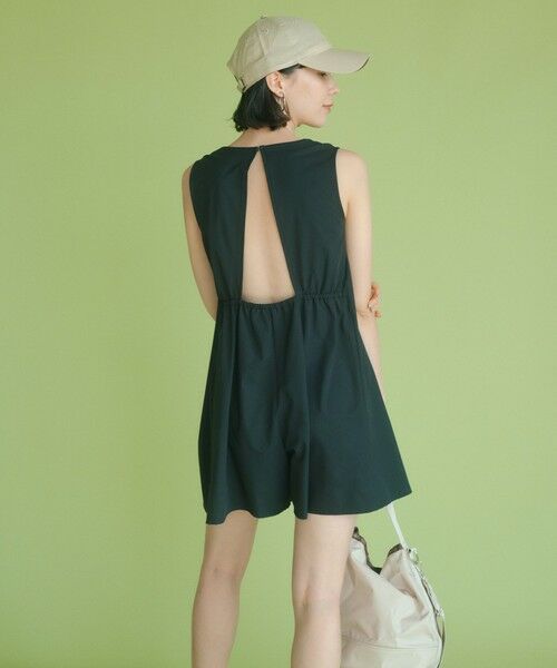 green label relaxing / グリーンレーベル リラクシング 水着・スイムグッズ | Aライン オールインワン スイムウェア / 水着（BLACK）