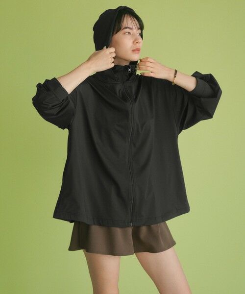 green label relaxing / グリーンレーベル リラクシング 水着・スイムグッズ | ラッシュフードパーカー ラッシュガード / スイムウェア | 詳細1