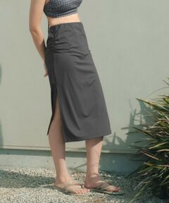 green label relaxing / グリーンレーベル リラクシング 水着・スイムグッズ | ラッシュサイドギャザースカート ラッシュガード / スイムウェア