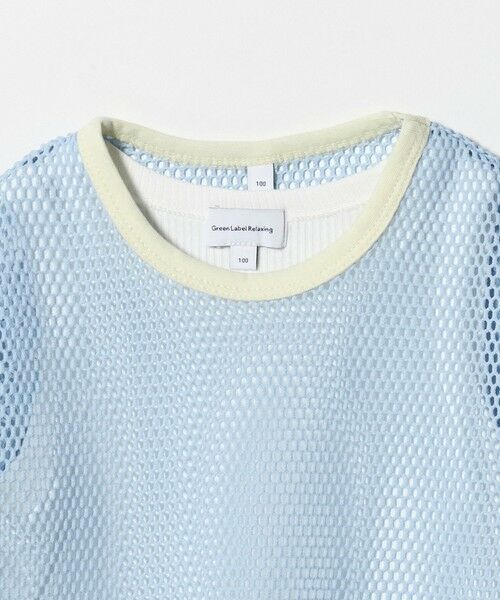 green label relaxing / グリーンレーベル リラクシング カットソー | メッシュTシャツ＋タンクトップ セット / キッズ  100cm-130cm | 詳細7