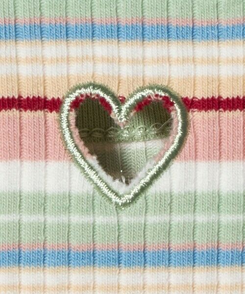 green label relaxing / グリーンレーベル リラクシング カットソー | テレコ マルチボーダー Tシャツ 100cm-160cm | 詳細6