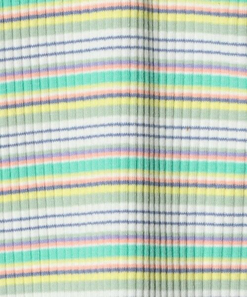 green label relaxing / グリーンレーベル リラクシング カットソー | テレコ マルチボーダー Tシャツ 100cm-160cm | 詳細13