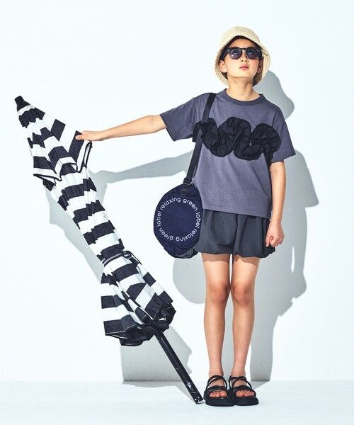 green label relaxing / グリーンレーベル リラクシング カットソー | 【スタメンシリーズ】フリル Tシャツ / キッズ  100cm-160cm | 詳細14