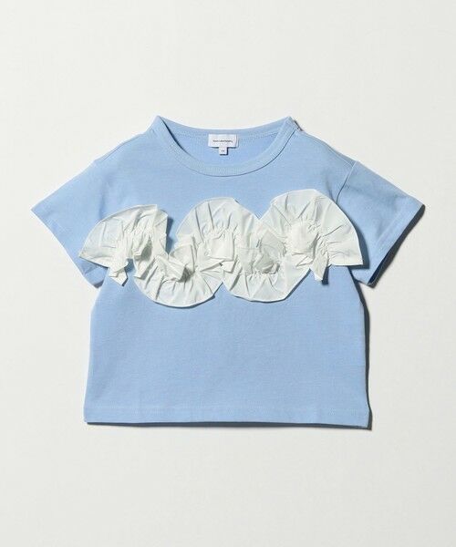 green label relaxing / グリーンレーベル リラクシング カットソー | 【スタメンシリーズ】フリル Tシャツ / キッズ  100cm-160cm | 詳細5