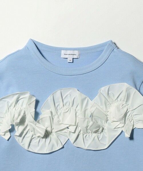 green label relaxing / グリーンレーベル リラクシング カットソー | 【スタメンシリーズ】フリル Tシャツ / キッズ  100cm-160cm | 詳細7