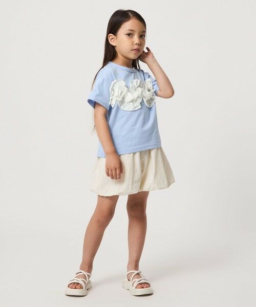 green label relaxing / グリーンレーベル リラクシング カットソー | 【スタメンシリーズ】フリル Tシャツ / キッズ  100cm-160cm | 詳細21