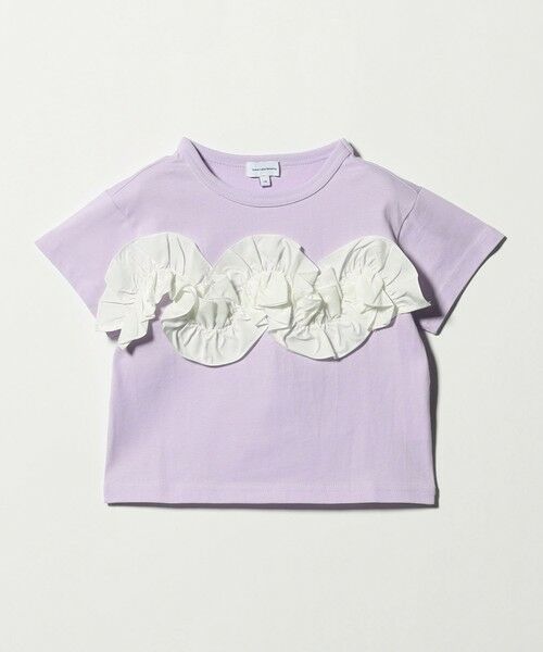 green label relaxing / グリーンレーベル リラクシング カットソー | 【スタメンシリーズ】フリル Tシャツ / キッズ  100cm-160cm | 詳細13