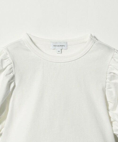 green label relaxing / グリーンレーベル リラクシング カットソー | 【スタメンシリーズ】パフスリーブ Tシャツ / キッズ 100cm-160cm | 詳細1