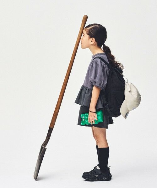 green label relaxing / グリーンレーベル リラクシング カットソー | 【スタメンシリーズ】パフスリーブ Tシャツ / キッズ  100cm-160cm | 詳細3