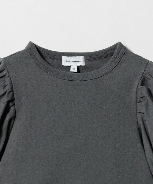 green label relaxing / グリーンレーベル リラクシング カットソー | 【スタメンシリーズ】パフスリーブ Tシャツ / キッズ 100cm-160cm | 詳細11