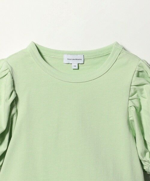 green label relaxing / グリーンレーベル リラクシング カットソー | 【スタメンシリーズ】パフスリーブ Tシャツ / キッズ  100cm-160cm | 詳細16