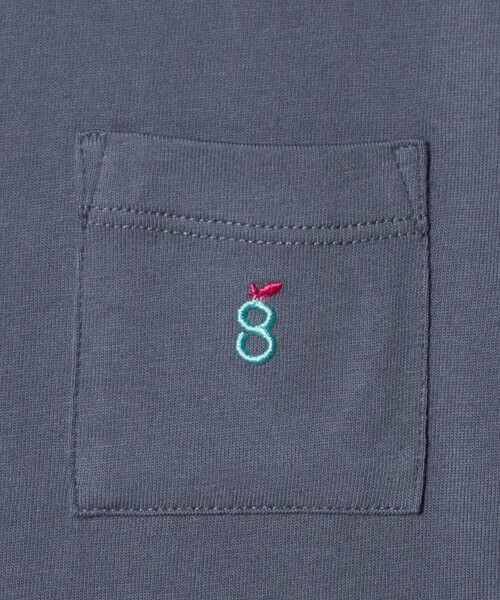 green label relaxing / グリーンレーベル リラクシング カットソー | ロゴ刺しゅう Tシャツ / キッズ 100cm-160cm | 詳細2