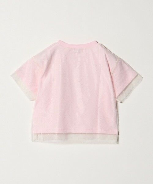 green label relaxing / グリーンレーベル リラクシング カットソー | チュール ドッキング  Tシャツ / キッズ 100cm-130cm | 詳細1