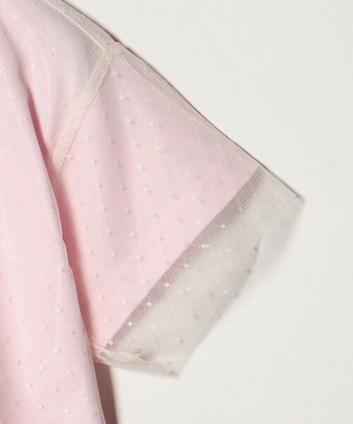 green label relaxing / グリーンレーベル リラクシング カットソー | チュール ドッキング  Tシャツ / キッズ 100cm-130cm | 詳細3