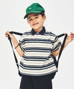 green label relaxing / グリーンレーベル リラクシング カットソー | 【スタメンシリーズ】ボーダー ポロシャツ  / キッズ  100cm-160cm