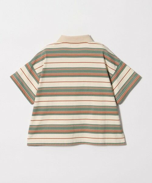 green label relaxing / グリーンレーベル リラクシング カットソー | 【スタメンシリーズ】ボーダー ポロシャツ / キッズ 100cm-160cm | 詳細13