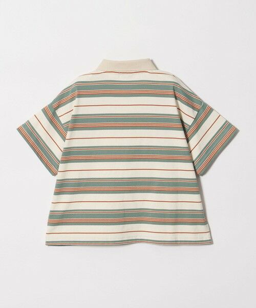 green label relaxing / グリーンレーベル リラクシング カットソー | 【スタメンシリーズ】ボーダー ポロシャツ  / キッズ  100cm-160cm | 詳細6