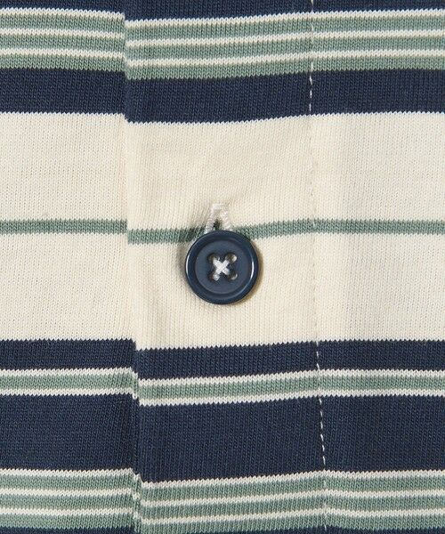 green label relaxing / グリーンレーベル リラクシング カットソー | 【スタメンシリーズ】ボーダー ポロシャツ  / キッズ  100cm-160cm | 詳細15