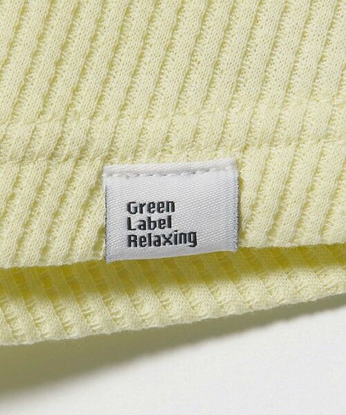 green label relaxing / グリーンレーベル リラクシング カットソー | 【スタメンシリーズ】ドライワッフル 配色ステッチ Tシャツ / キッズ 100cm-160cm | 詳細13