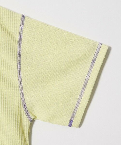 green label relaxing / グリーンレーベル リラクシング カットソー | 【スタメンシリーズ】ドライワッフル 配色ステッチ Tシャツ / キッズ  100cm-160cm | 詳細6