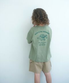 green label relaxing / グリーンレーベル リラクシング カットソー | 【WEB限定】アニマルプリント Tシャツ/ キッズ 100cm-160cm