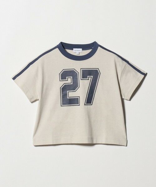 green label relaxing / グリーンレーベル リラクシング カットソー | 【WEB限定】ナンバープリント Tシャツ/ キッズ 100cm-160cm | 詳細2