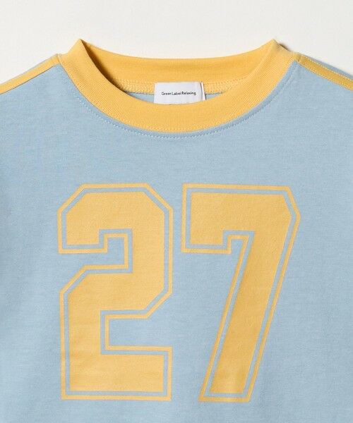 green label relaxing / グリーンレーベル リラクシング カットソー | 【WEB限定】ナンバープリント Tシャツ/ キッズ 100cm-160cm | 詳細22