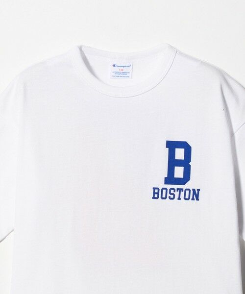 green label relaxing / グリーンレーベル リラクシング カットソー | ＜Champion＞ボストン ショートスリーブ Tシャツ / キッズ 110cm-130cm | 詳細2