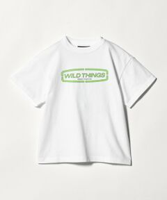 green label relaxing / グリーンレーベル リラクシング カットソー | 【別注】＜WILD THINGS＞ ロゴ ショートスリーブ Tシャツ / キッズ 110cm-130cm